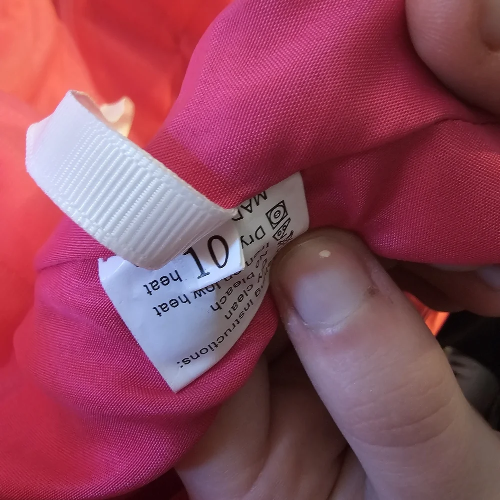 Pink Ruffled Tiered Prom Gown - Picture 5 of 5